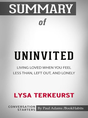 cover image of Summary of Uninvited